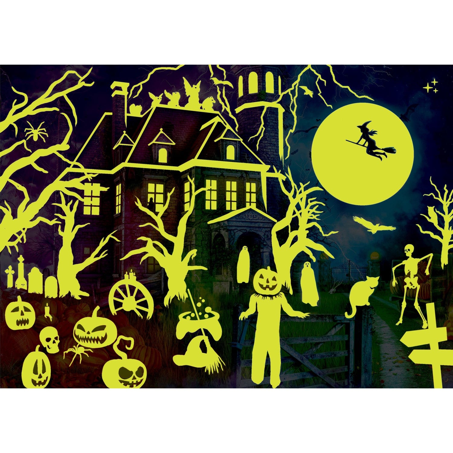 Glow in the Dark - Halloween Terrors 500 Piece Jigsaw Puzzle - Out of Play