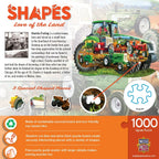 Shapes - Love of the Land 1000 Piece Shaped Jigsaw Puzzle - Out of Play