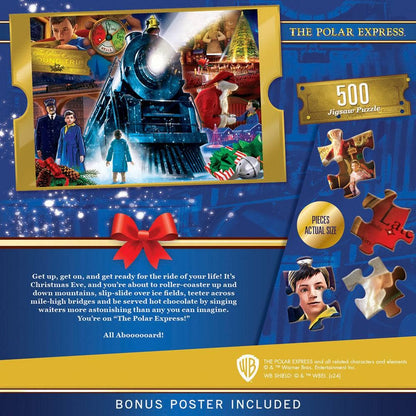 The Polar Express - Ride 500 Piece Glitter Jigsaw Puzzle MasterPieces Puzzle Company INC