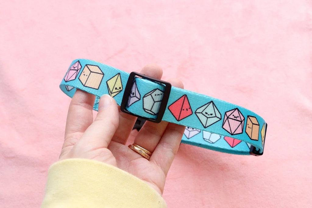 Tiny Dice Dog Collar - Out of Play