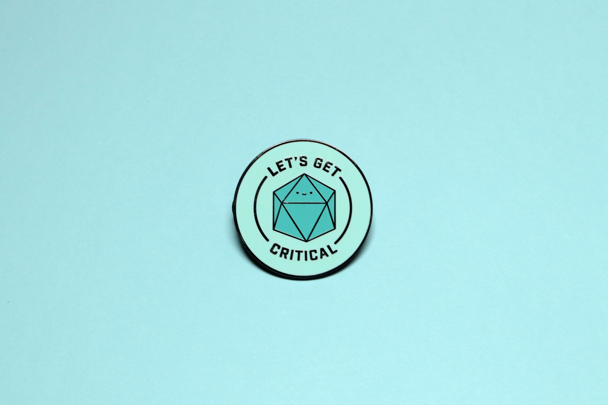 Let's Get Critical Hard Enamel Pin