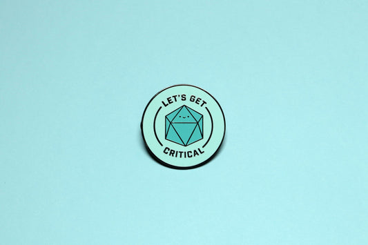 Let's Get Critical Hard Enamel Pin