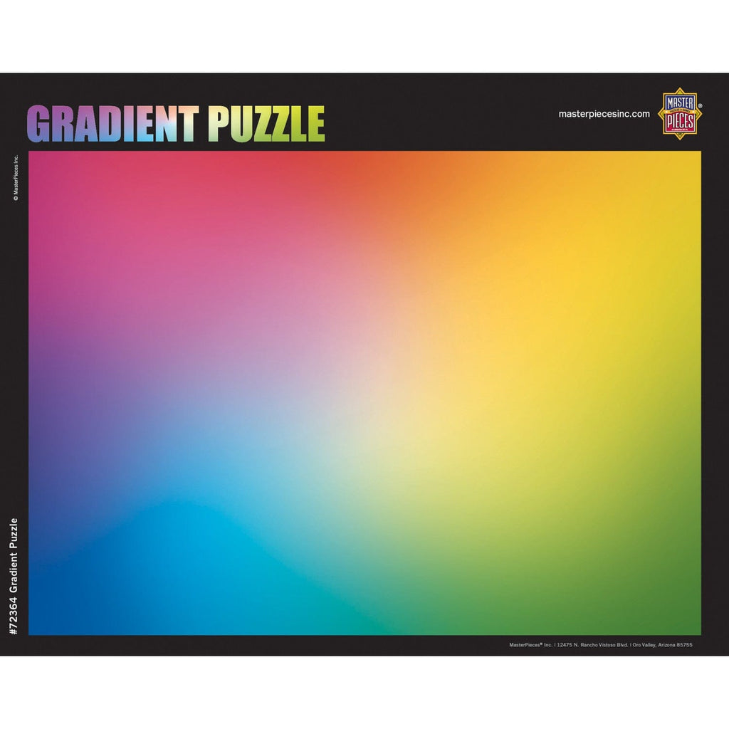 Rainbow Gradient 1000 Piece Jigsaw Puzzle - Out of Play