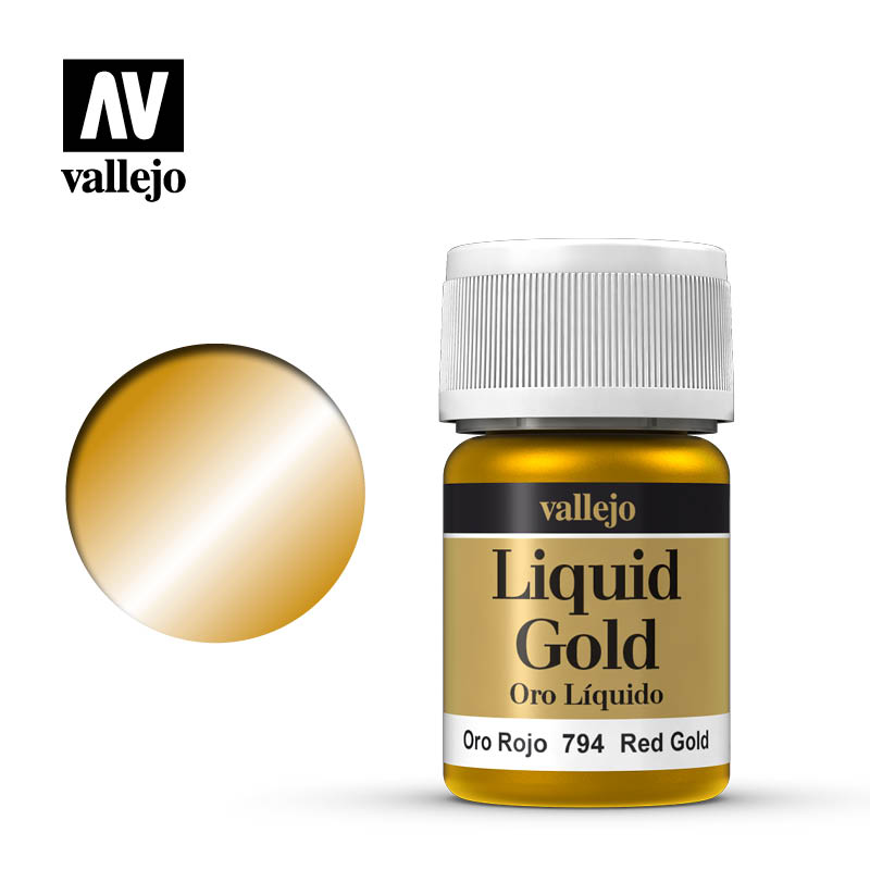 Vallejo - Liquid Gold Metallics - 35ml. - Out of Play