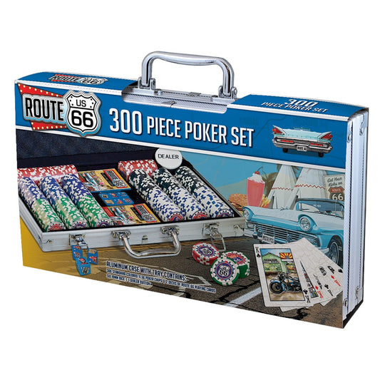 Route 66 300 Piece Poker Set MasterPieces Puzzle Company INC