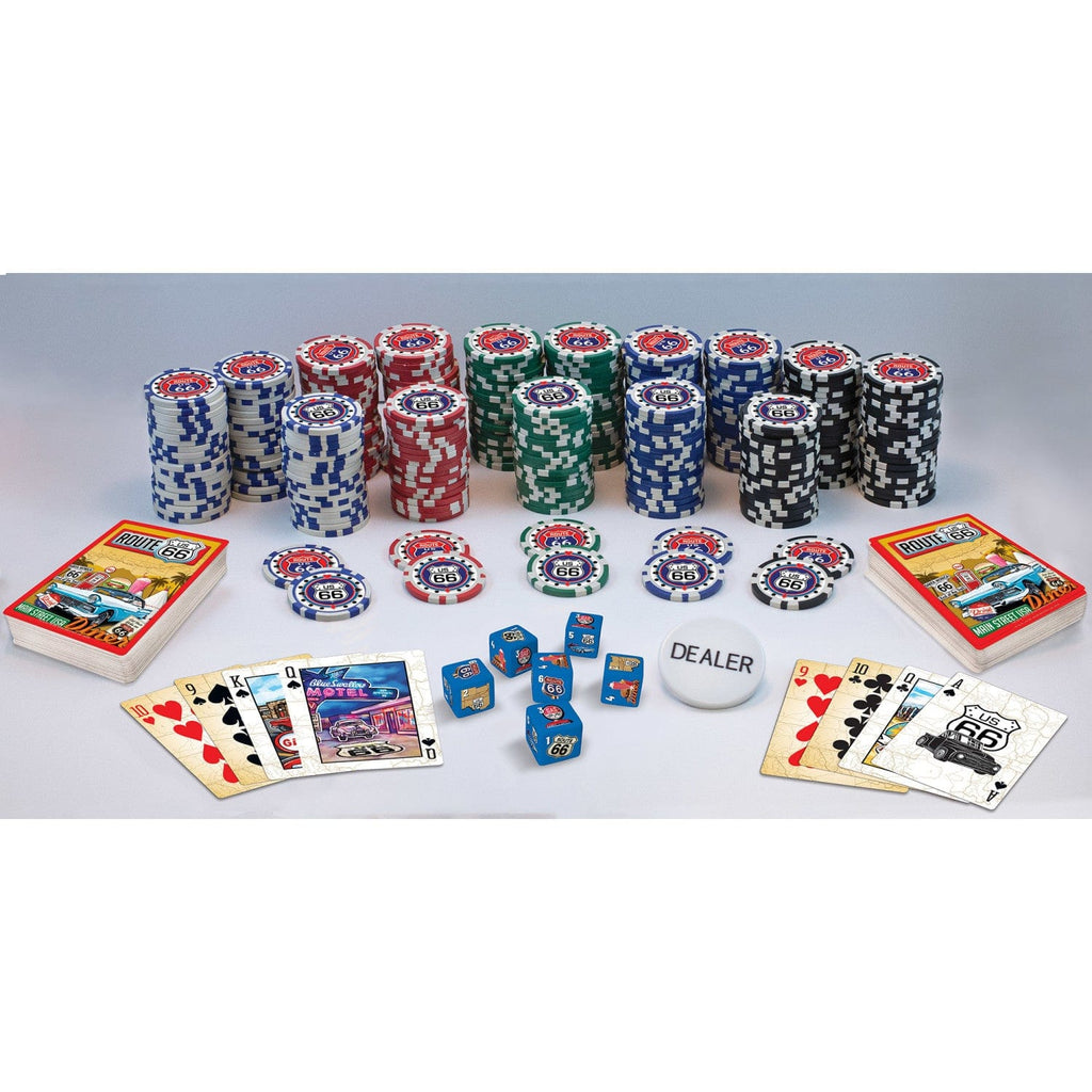 Route 66 300 Piece Poker Set - Out of Play