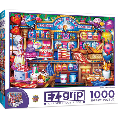 EZ Grip - Sweet Dreams Bakery 1000 Piece Jigsaw Puzzle - Out of Play