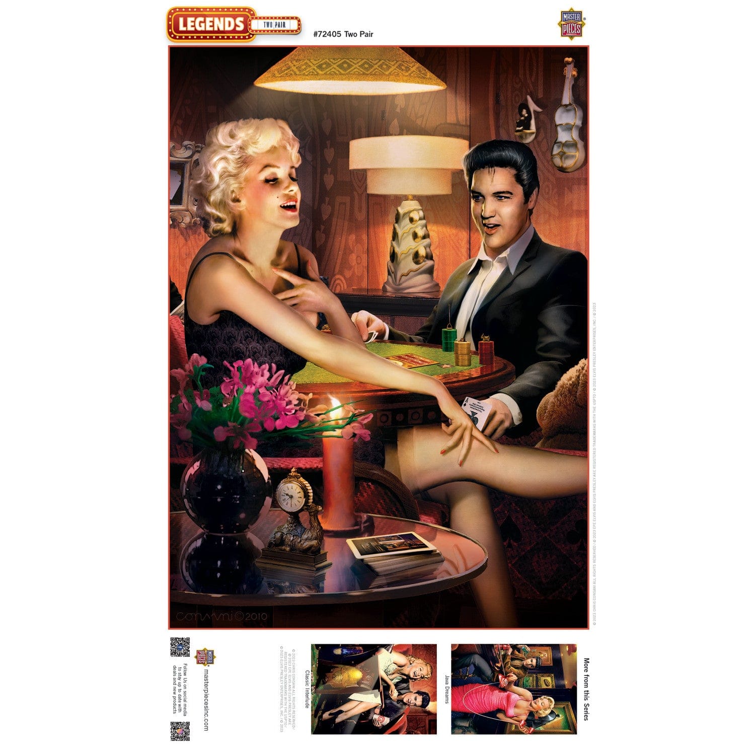 Legends - Two Pair 1000 Piece Jigsaw Puzzle - Out of Play