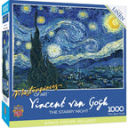 MasterPieces of Art - The Starry Night 1000 Piece Jigsaw Puzzle - Out of Play