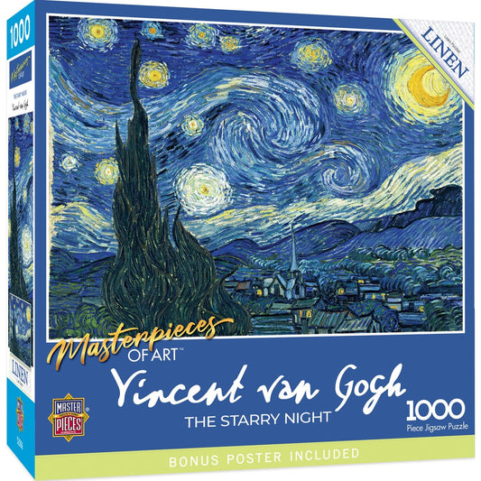 MasterPieces of Art - The Starry Night 1000 Piece Jigsaw Puzzle MasterPieces Puzzle Company INC