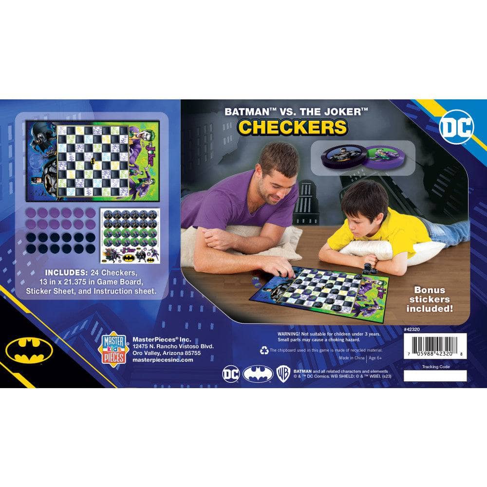 Batman vs The Joker Checkers Board Game - Out of Play