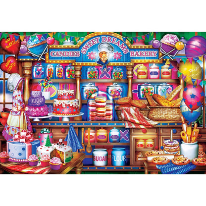 EZ Grip - Sweet Dreams Bakery 1000 Piece Jigsaw Puzzle - Out of Play