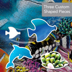 Shapes - Turtle Sailing 1000 Piece Shaped Jigsaw Puzzle - Out of Play