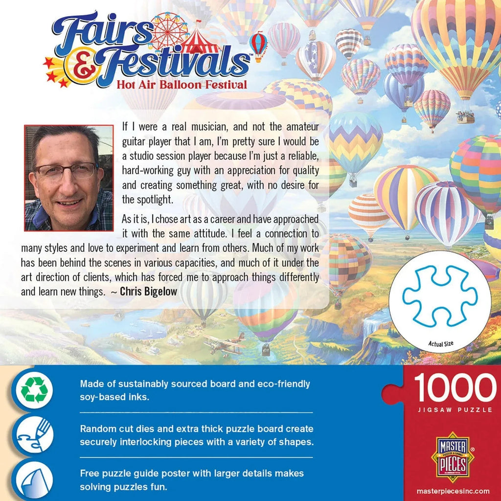 Fairs & Festivals - Hot Air Balloon Festival 1000 Piece Jigsaw Puzzle - Out of Play