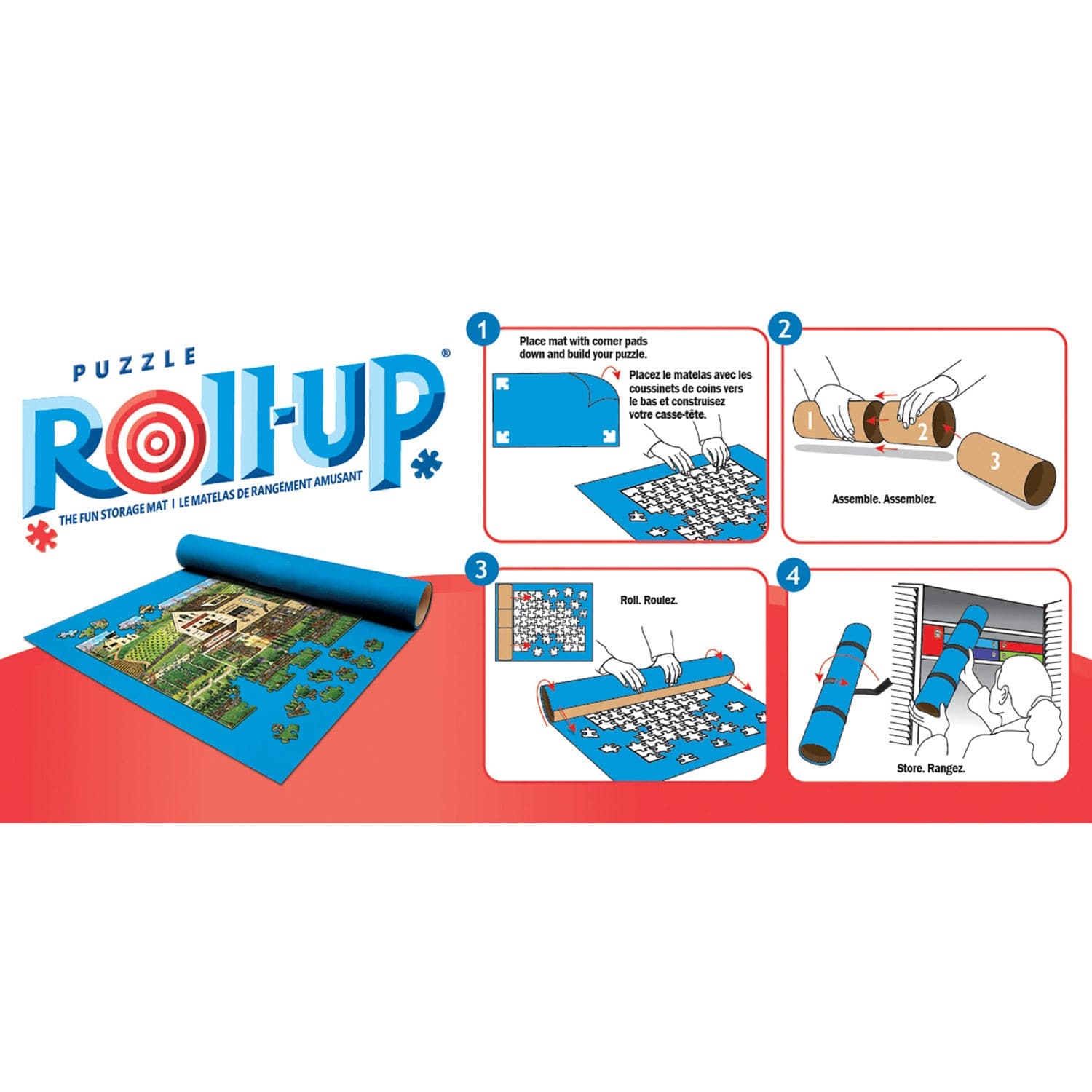 Jigsaw Puzzle Roll Up - 30"x36" - Out of Play