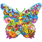 Shapes - Butterfly Surprise 1000 Piece Shaped Jigsaw Puzzle - Out of Play