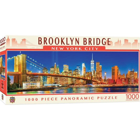 Brooklyn Bridge, New York City 1000 Piece Panoramic Jigsaw Puzzle MasterPieces Puzzle Company INC