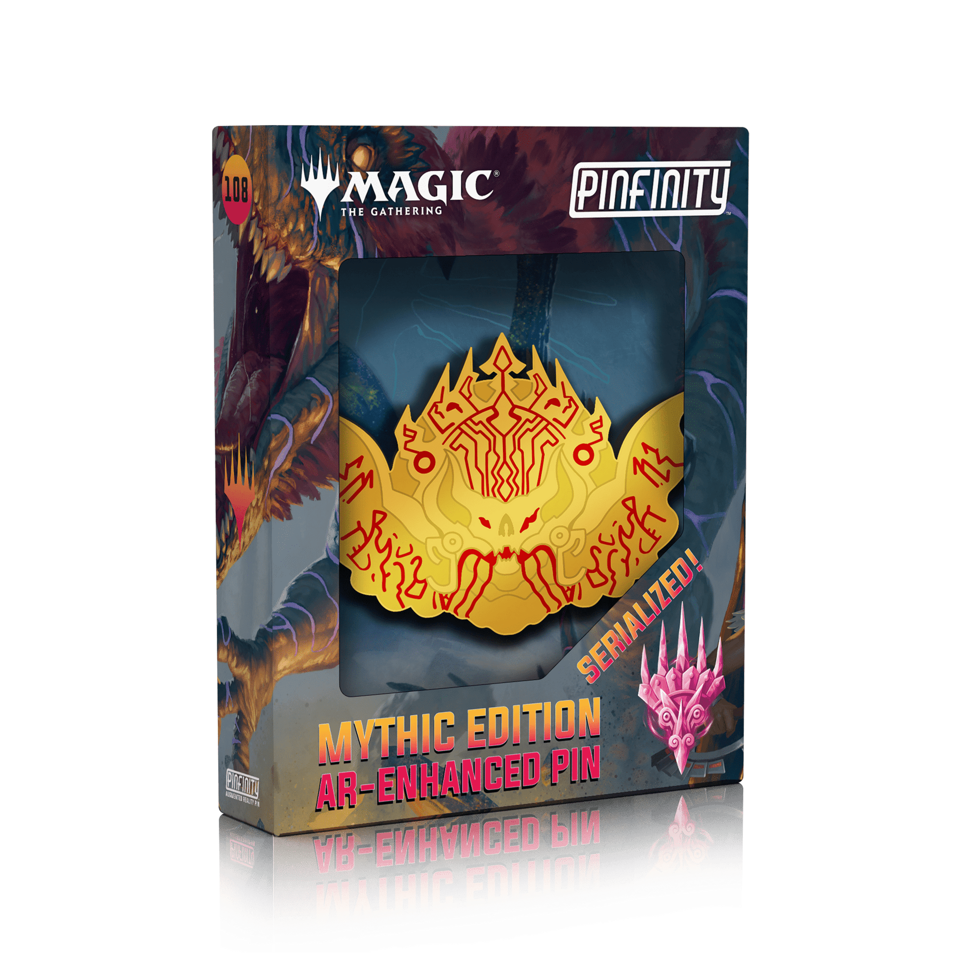 Magic: The Gathering - Aclazotz, Deepest Betrayal Serialized AR Pin (LCI) Pinfinity - Augmented Reality Collectible Pins