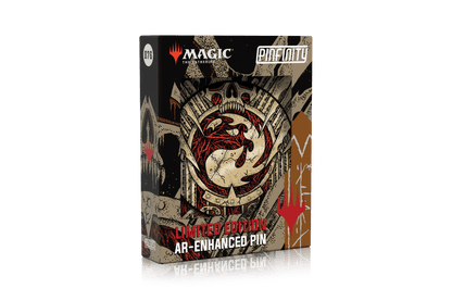 Magic: The Gathering - Infect Mountain Pin Pinfinity - Augmented Reality Collectible Pins