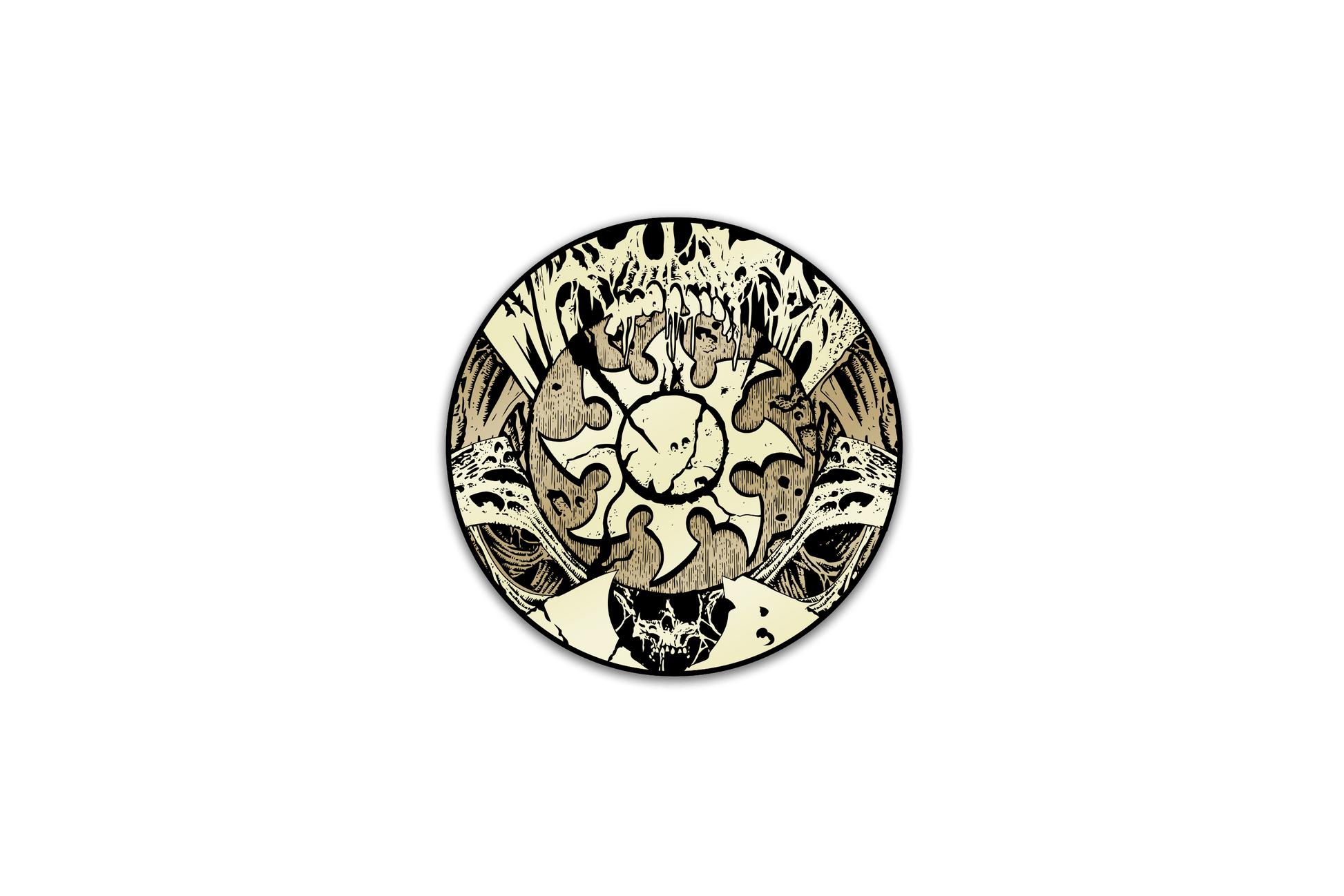 Magic: The Gathering - Infect Plains Pin Pinfinity - Augmented Reality Collectible Pins