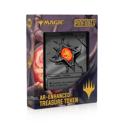 Magic: The Gathering - Members Exclusive MH3 Treasure Token Pinfinity - Augmented Reality Collectible Pins