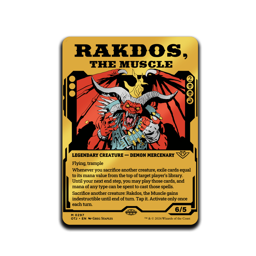 Magic: The Gathering - Rakdos, The Muscle AR Pin - Out of Play