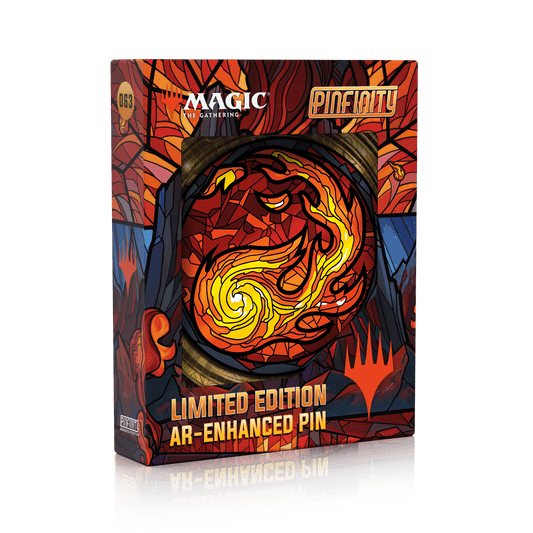 Magic: the Gathering - Stained Glass Mountain Pin Pinfinity - Augmented Reality Collectible Pins