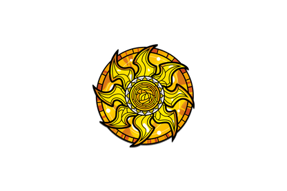 Magic: the Gathering - Stained Glass Plains Pin Pinfinity - Augmented Reality Collectible Pins
