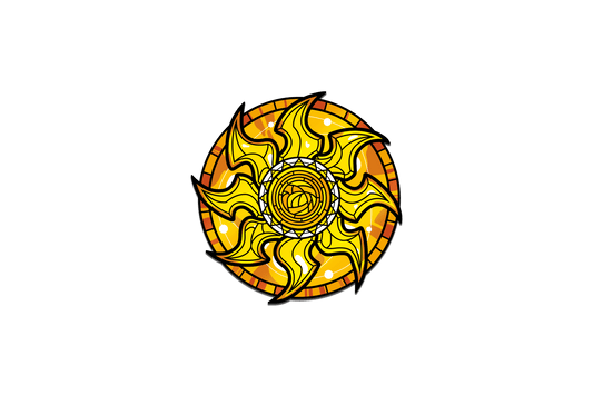 Magic: the Gathering - Stained Glass Plains Pin Pinfinity - Augmented Reality Collectible Pins