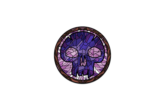 Magic: the Gathering - Stained Glass Swamp Pin Pinfinity - Augmented Reality Collectible Pins