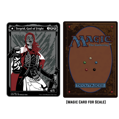 Magic: The Gathering - Tegrid God of Fright Commander Token (Double Sided)