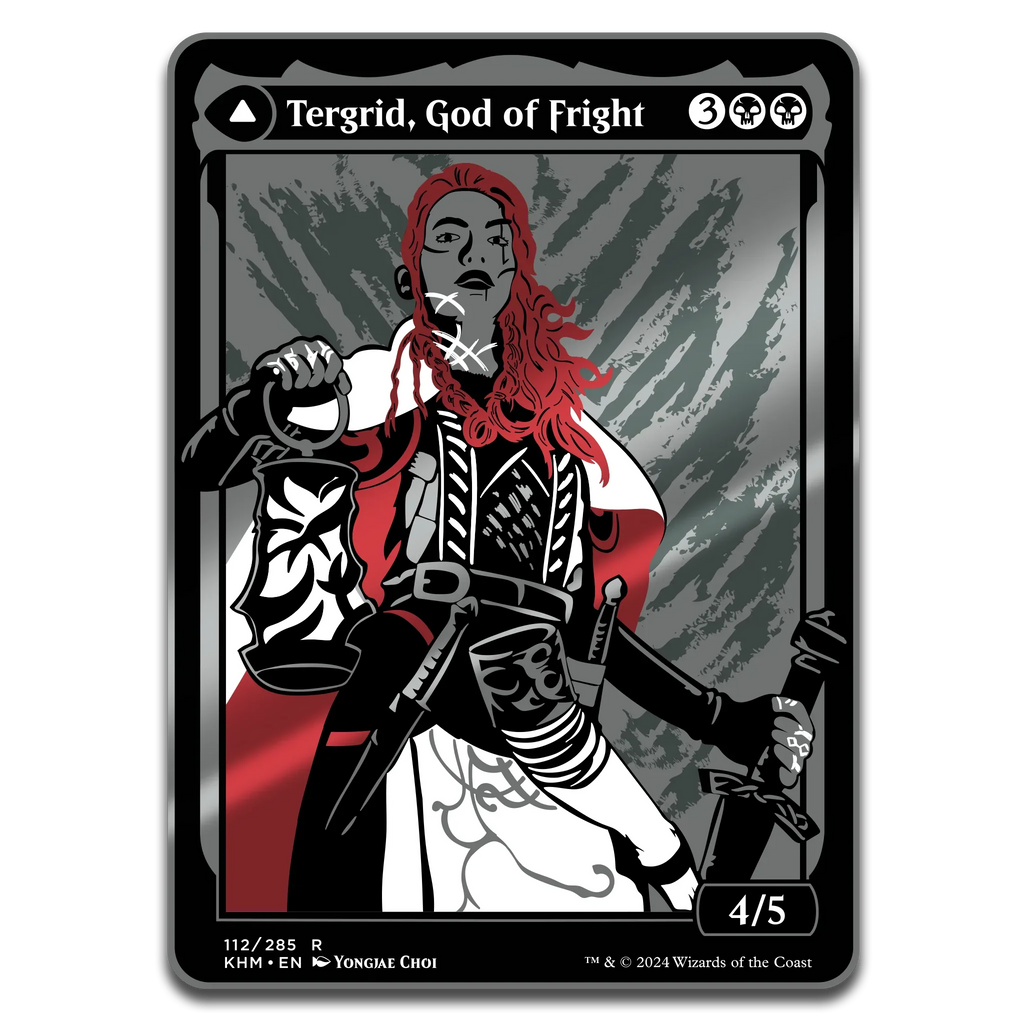Magic: The Gathering - Tegrid God of Fright Commander Token (Double Sided) - Out of Play