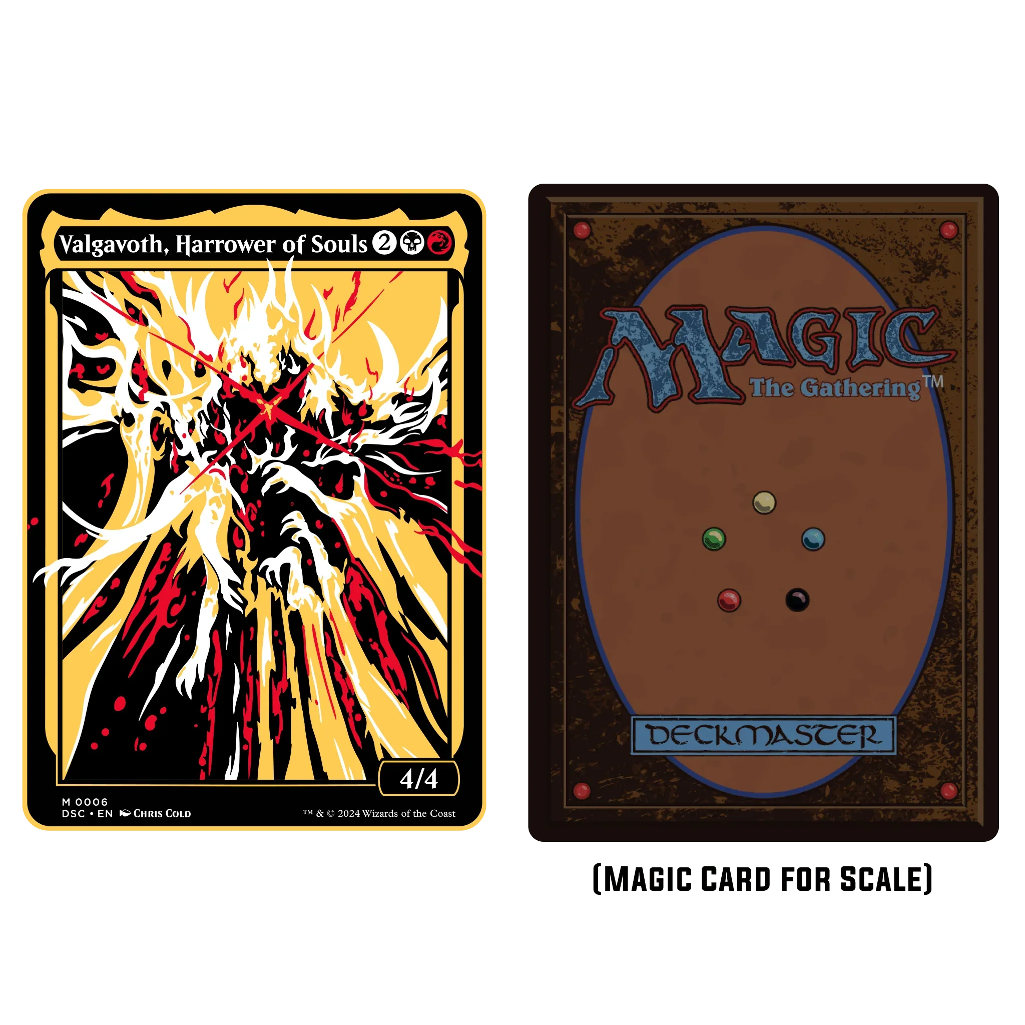 Magic: The Gathering - Valgavoth Harrower of Souls Commander Token - Out of Play