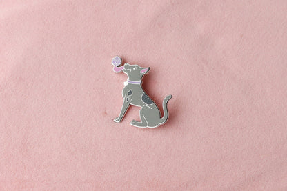 Great Dane D20 Dice Buddy Enamel Pin