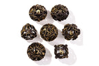 Nature's Wrath Metal RPG Dice Set - 7 Pieces - Out of Play