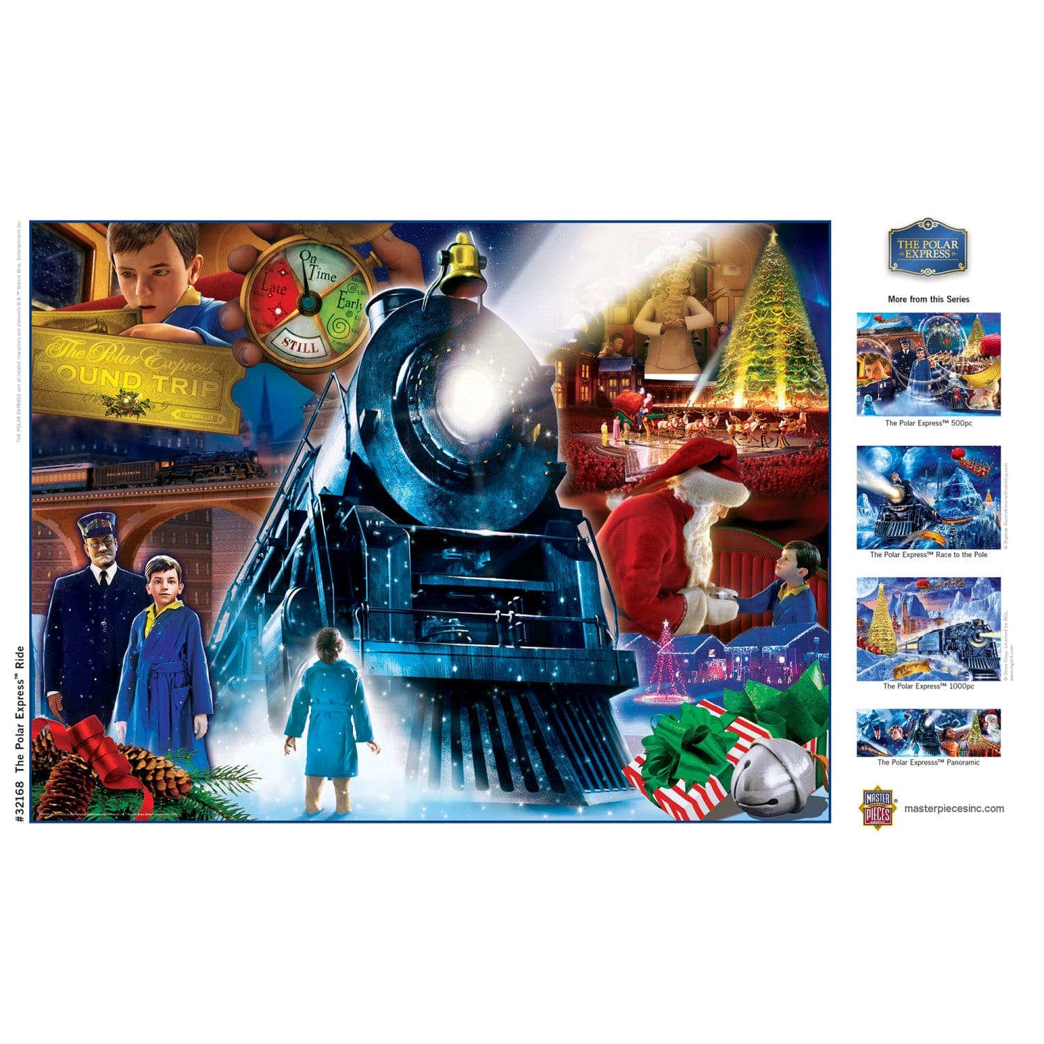 The Polar Express - Ride 500 Piece Glitter Jigsaw Puzzle - Out of Play