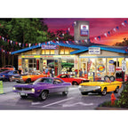 Cruisin' Route 66 - Pitstop 1000 Piece Jigsaw Puzzle - Out of Play