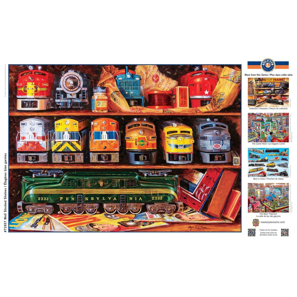 Lionel Trains - Well Stocked Shelves 1000 Piece Jigsaw Puzzle - Out of Play