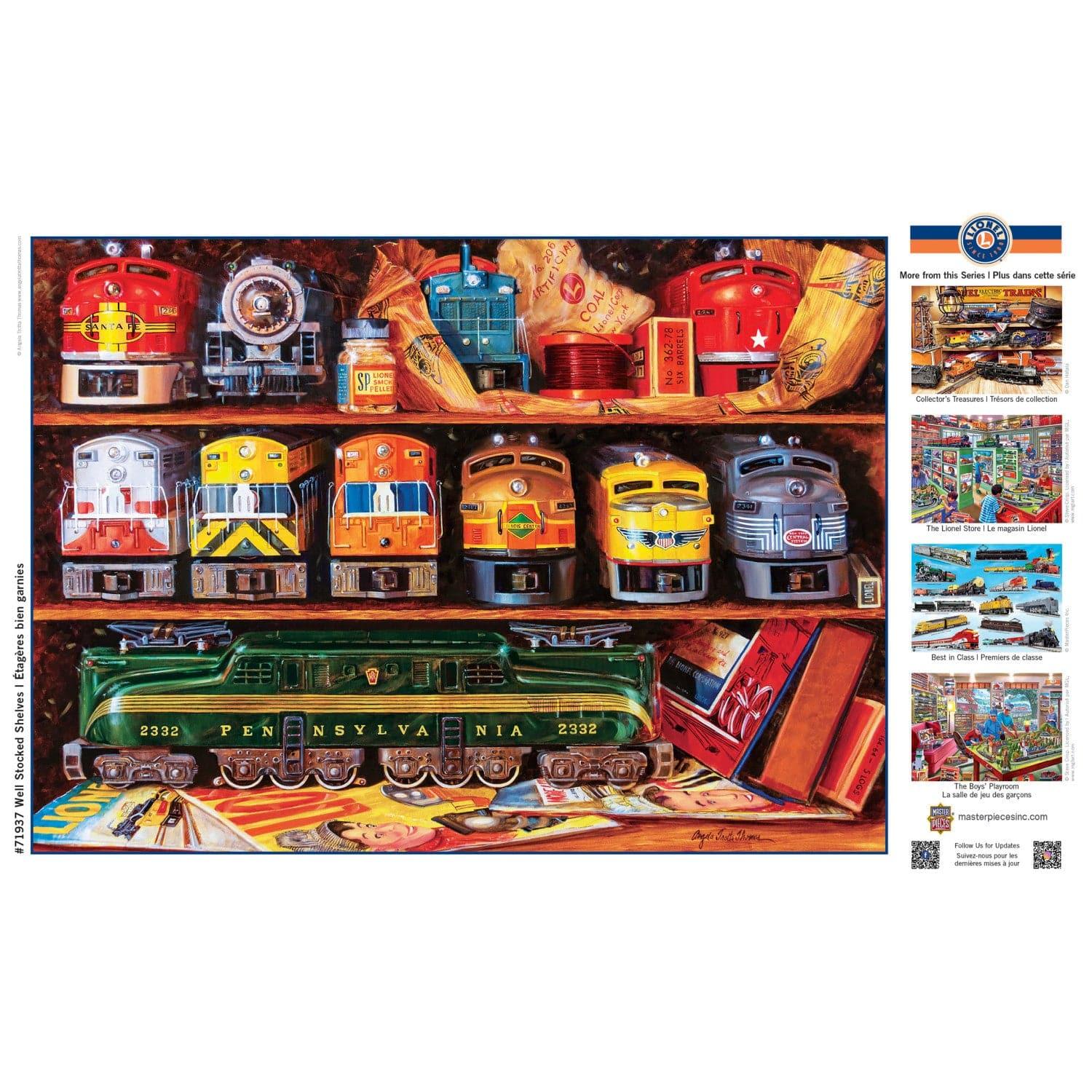 Lionel Trains - Well Stocked Shelves 1000 Piece Jigsaw Puzzle - Out of Play