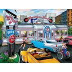 Drive-Ins, Diners & Dives - Rock & Rolla Diner 550 Piece Jigsaw Puzzle - Out of Play