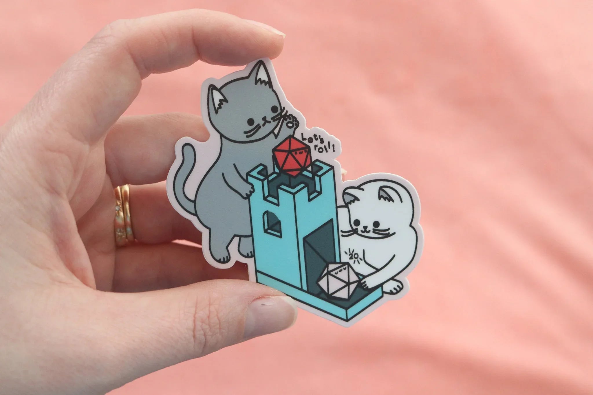 Cat Tower Sticker - Out of Play