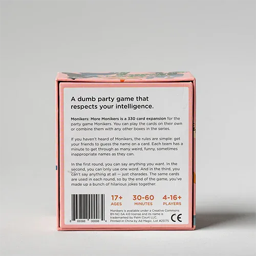 Monikers: More Monikers Expansion - Out of Play