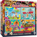 Hanna-Barbera 100 Piece Jigsaw Puzzles 4-Pack - Out of Play