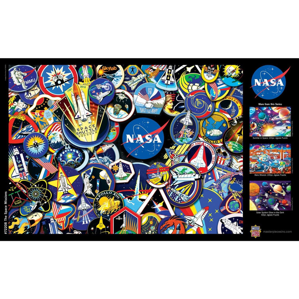 The Space Missions - 1000 Piece Jigsaw Puzzle - Out of Play