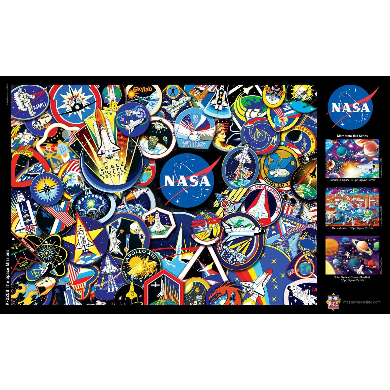 The Space Missions - 1000 Piece Jigsaw Puzzle - Out of Play