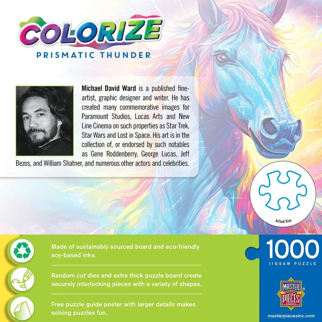 Colorize - Prismatic Thunder 1000 Piece Jigsaw Puzzle - Out of Play