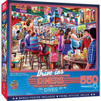 Drive-Ins, Diners & Dives - Duffy's Sports & Suds 550 Piece Jigsaw Puzzle - Out of Play