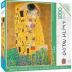MasterPieces of Art - The Kiss 1000 Piece Jigsaw Puzzle - Out of Play