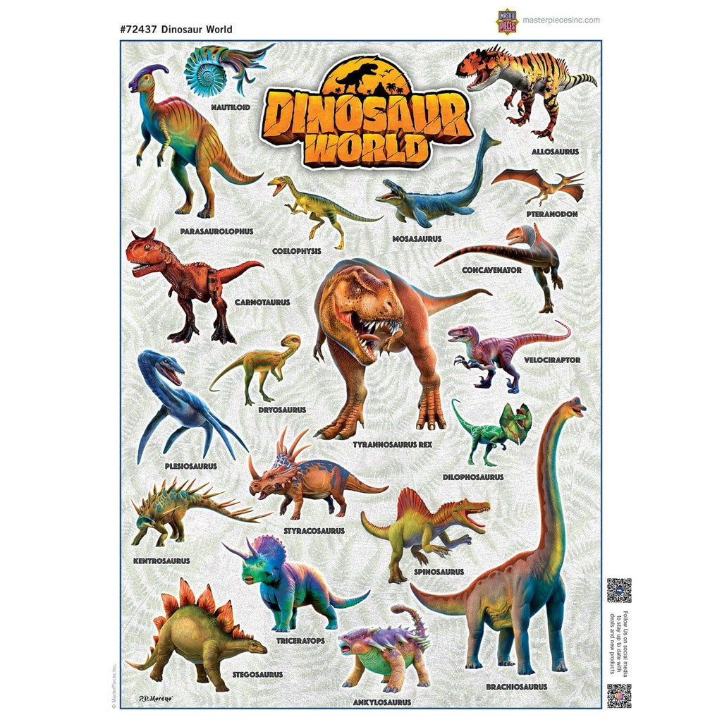 Dinosaur World 1000 Piece Jigsaw Puzzle - Out of Play