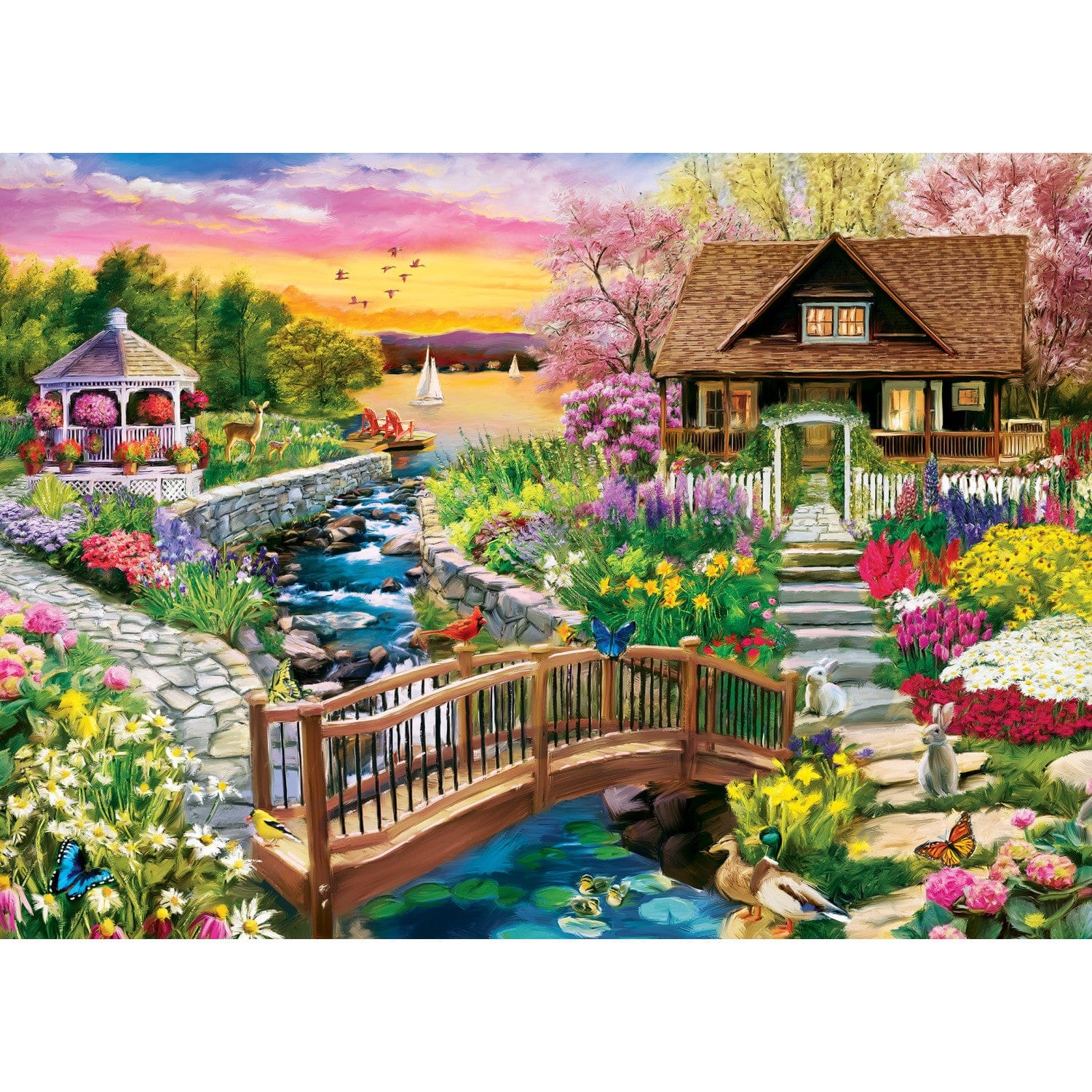 Masterpiece Gallery - Spring on the Shore 1000 Piece Jigsaw Puzzle MasterPieces Puzzle Company INC
